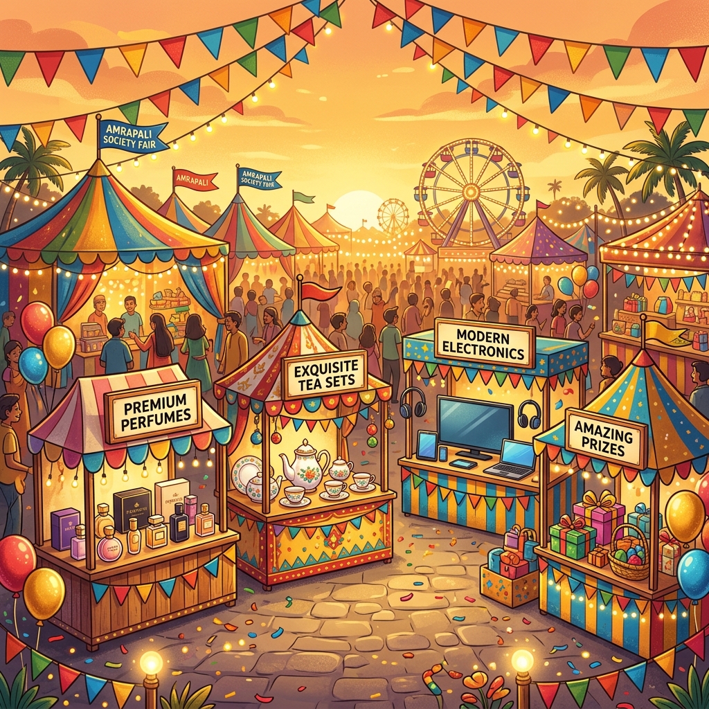 Lucky Draw at Amrapali Zodiac