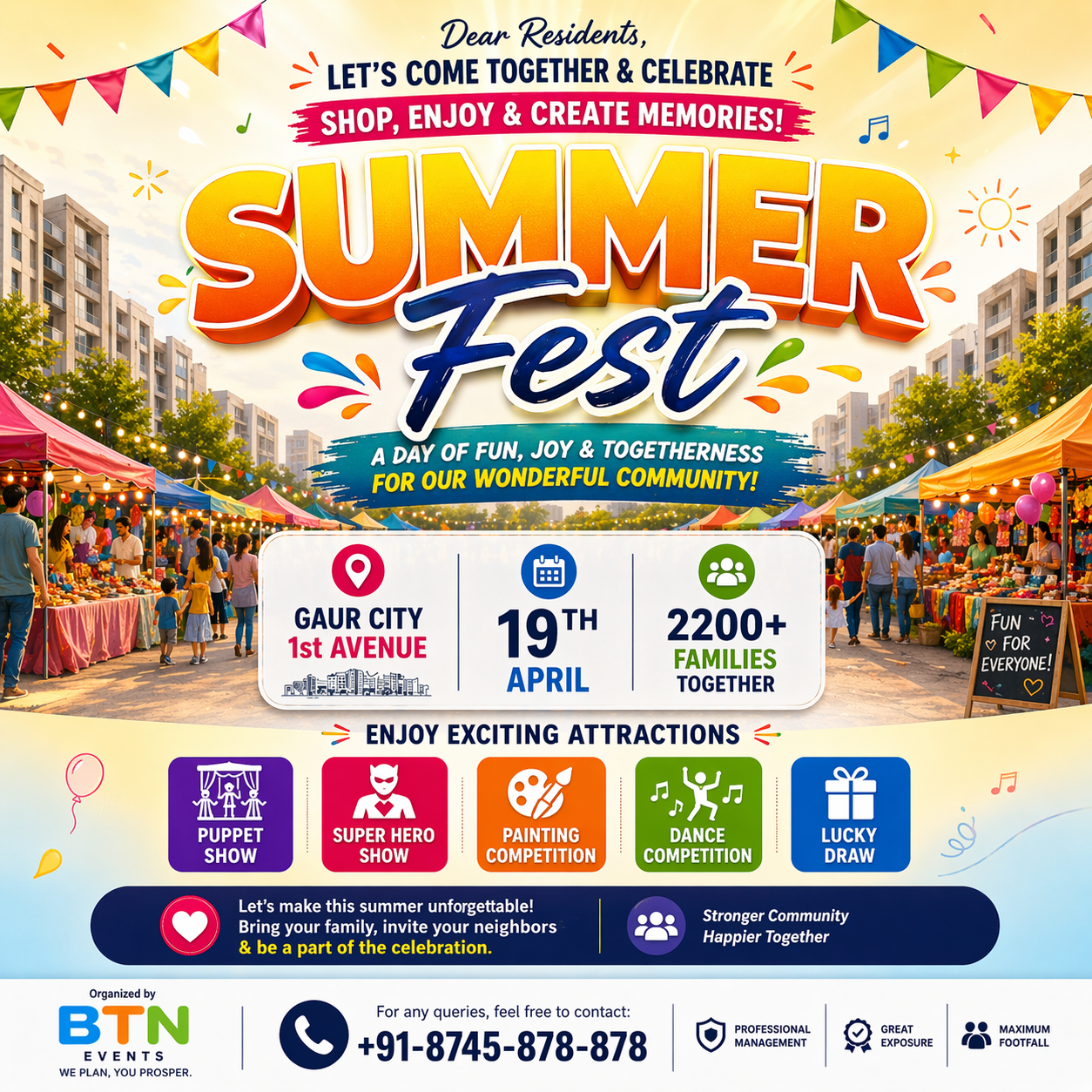Summer Fest Gaur City Organized By BTN Events