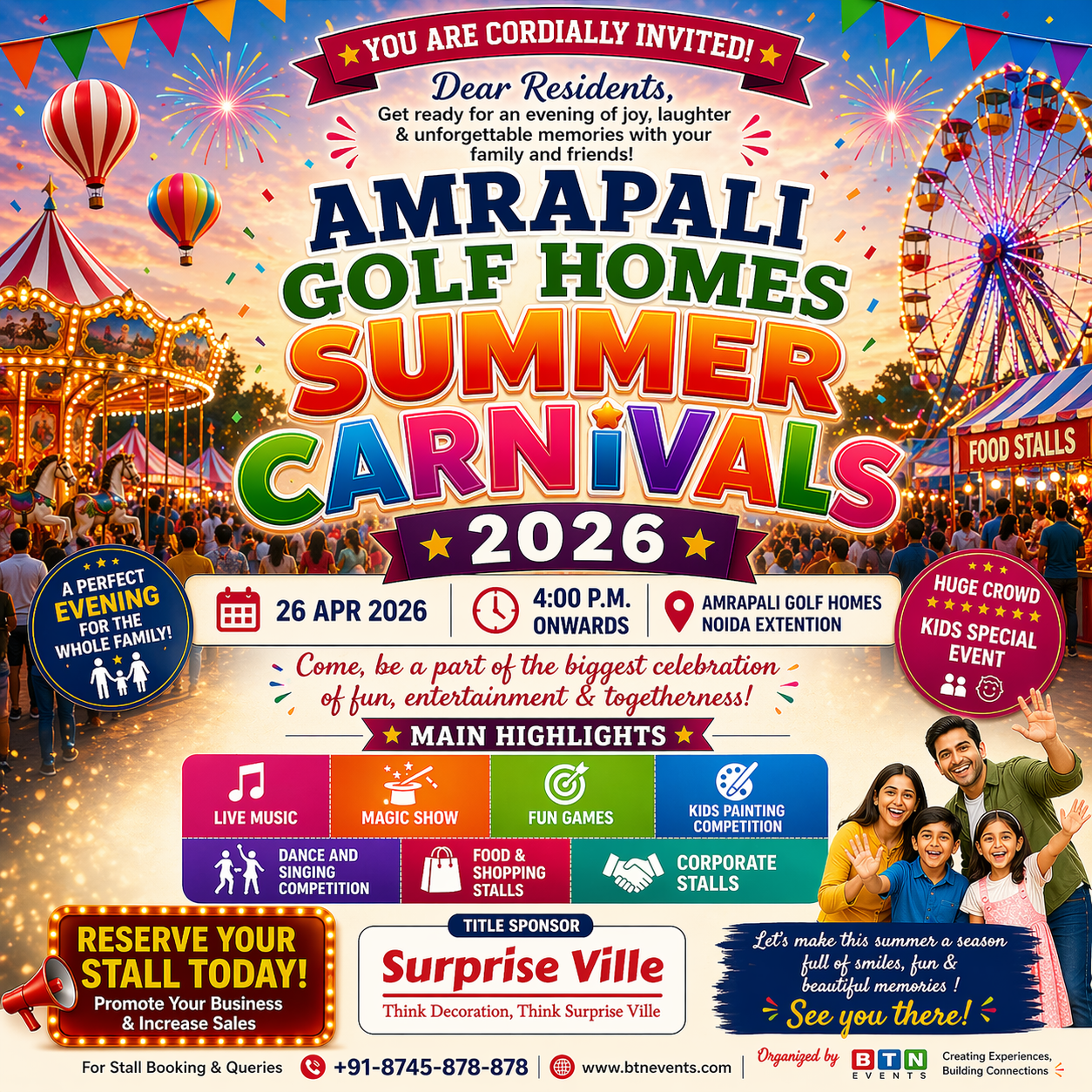 Golf Homes & Kingswood Summer Fest 2026